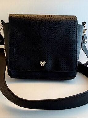 Disney 2020 Mickey Mouse Icon Square Pin Crossbody Bag